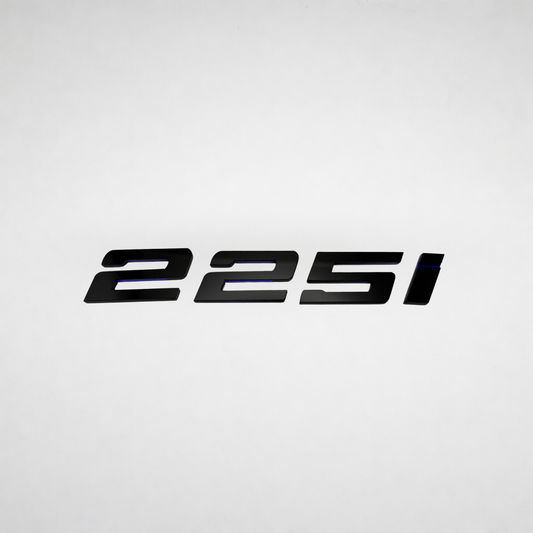 225i BMW Badge