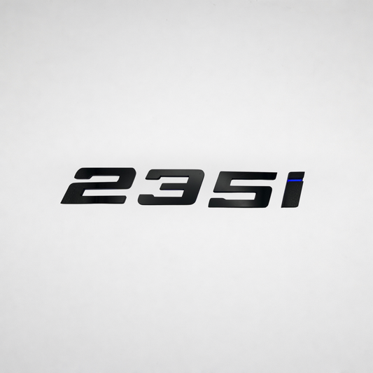 235i BMW Badge