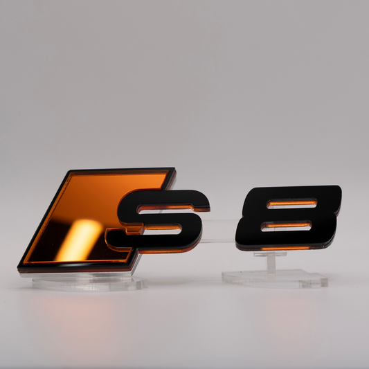 S8 Rear Badge