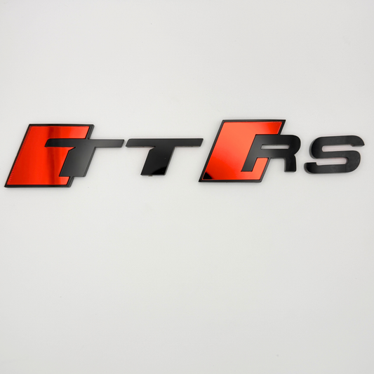 TT RS Rear Badge