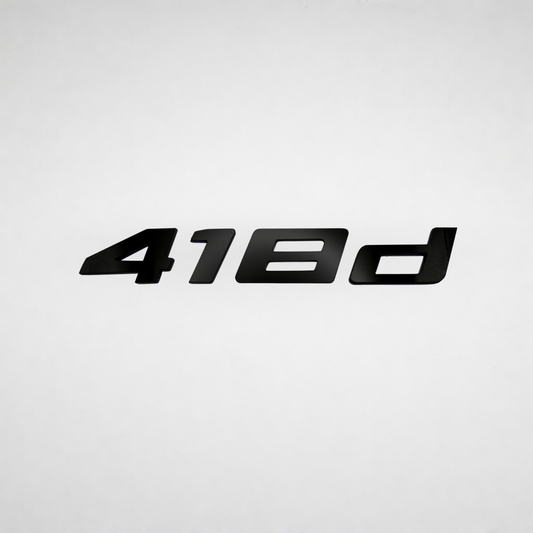 418d BMW Badge