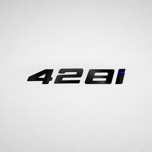 428i BMW Badge