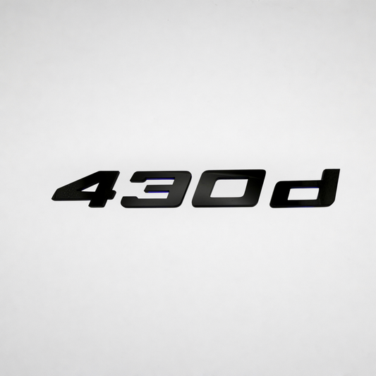 430d BMW Badge