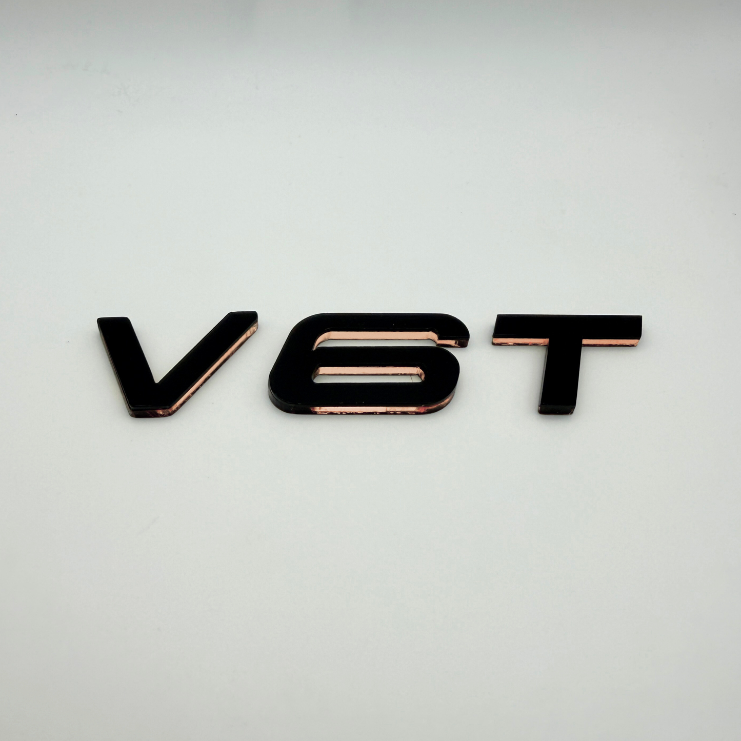 Audi V6 T Badge Set