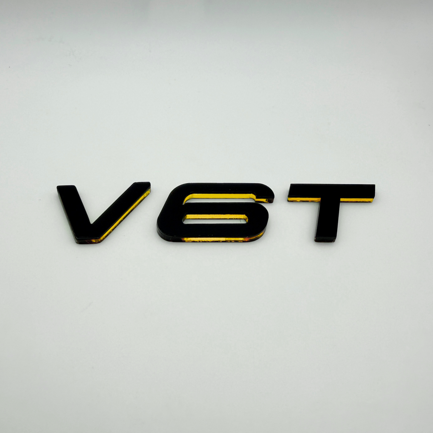 Audi V6 T Badge Set