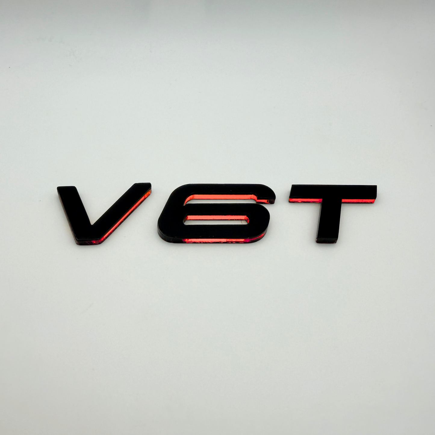 Audi V6 T Badge Set