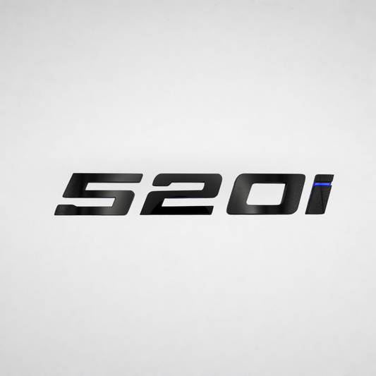 520i BMW Badge