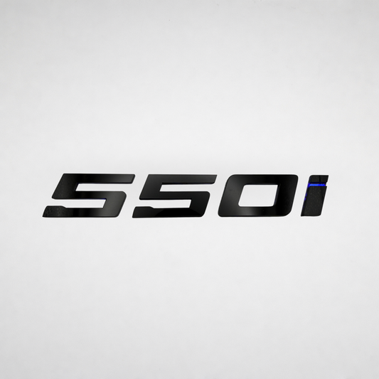 550i BMW Badge