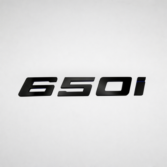 650i BMW Badge