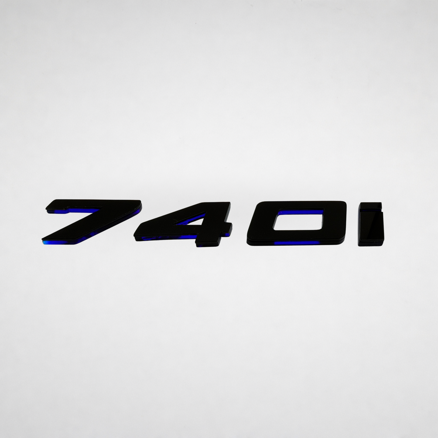 740i BMW Badge