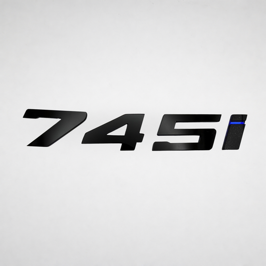 745i BMW Badge