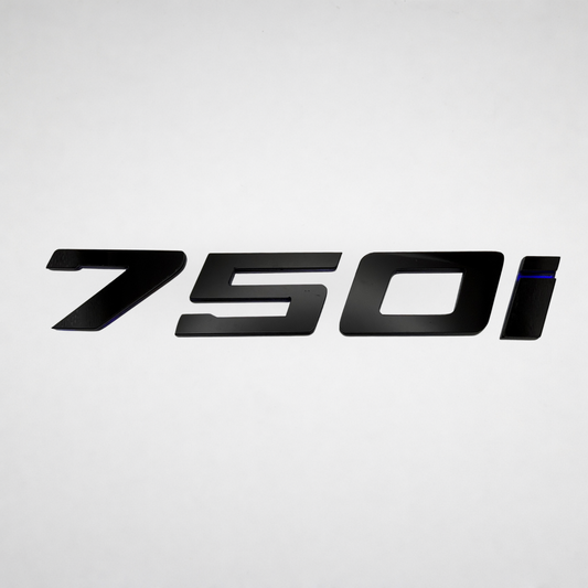 750i BMW Badge