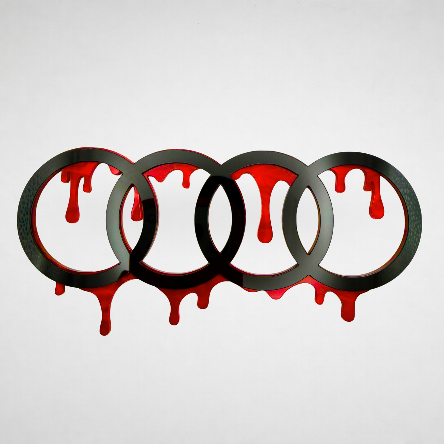 AUDl Rings Dripping (For rear of car)