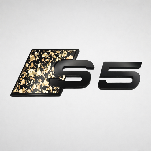 NEW AUDl Gold Flake Badge - Special Edition