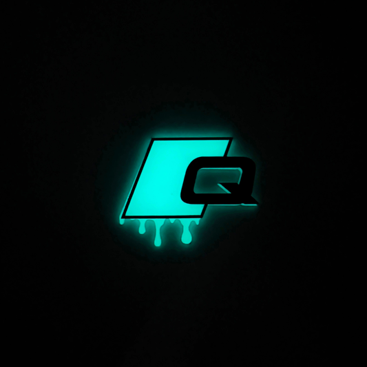 Audi Q Badge - Glowing (With Number)