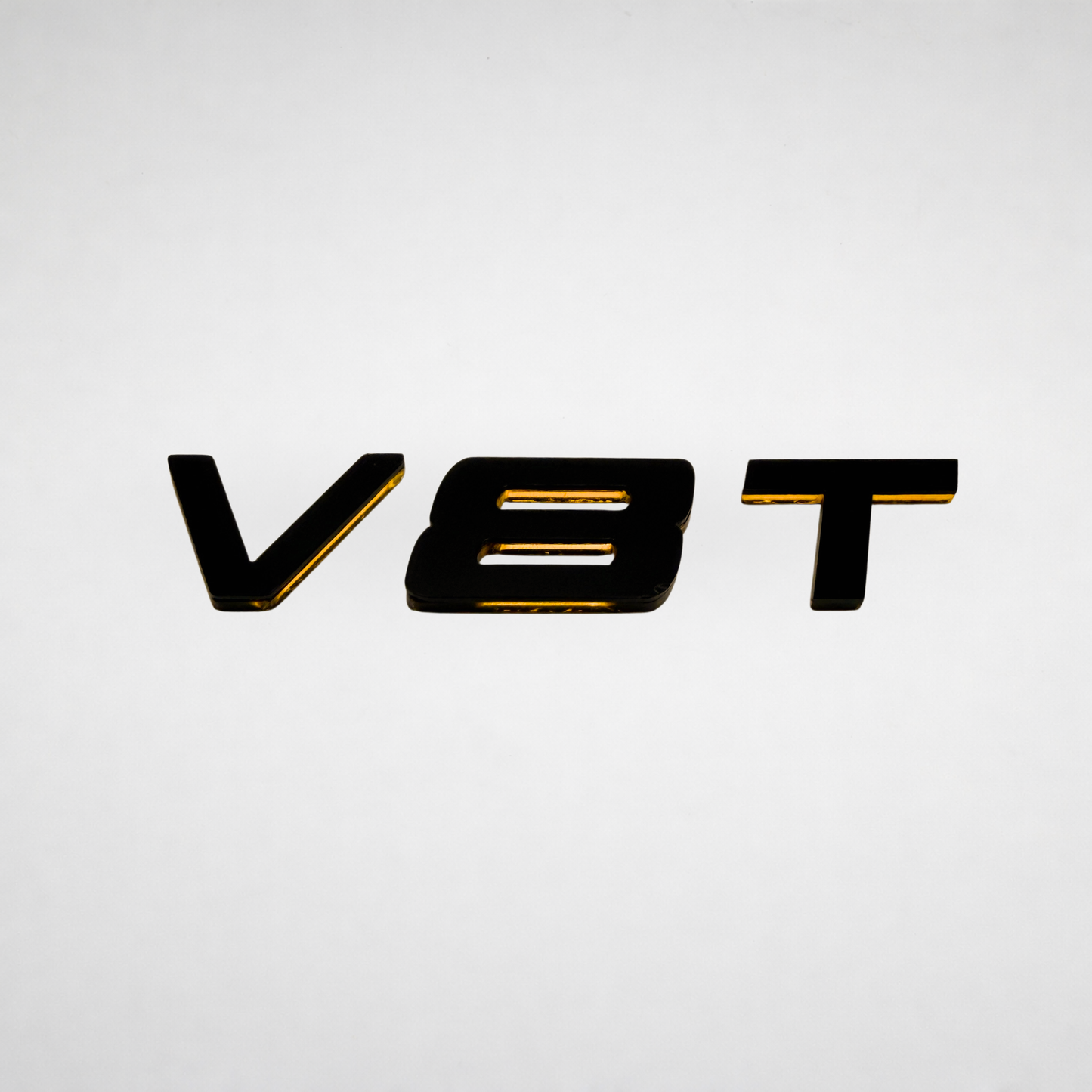 Audi V8 T Badge Set