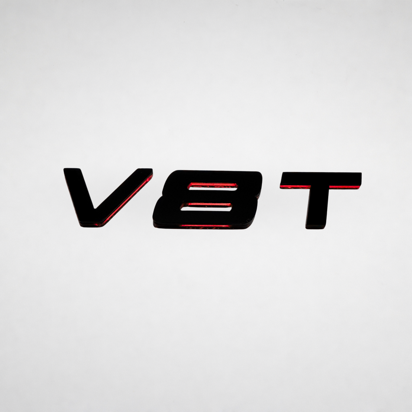 Audi V8 T Badge Set