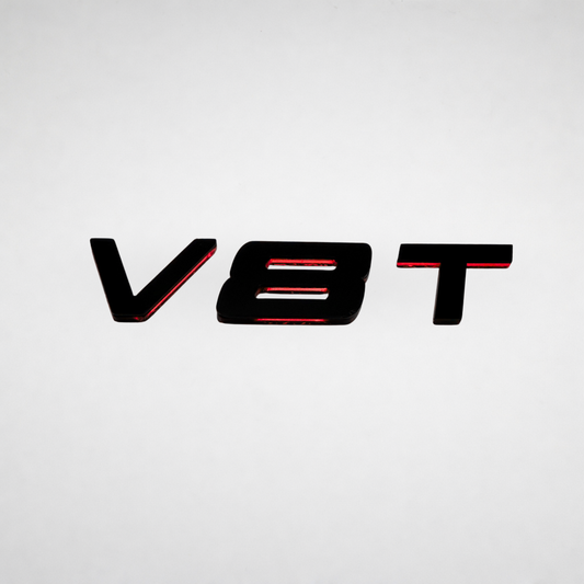Audi V8 T Badge Set