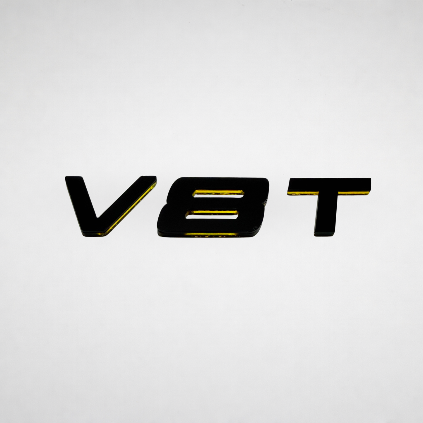 Audi V8 T Badge Set