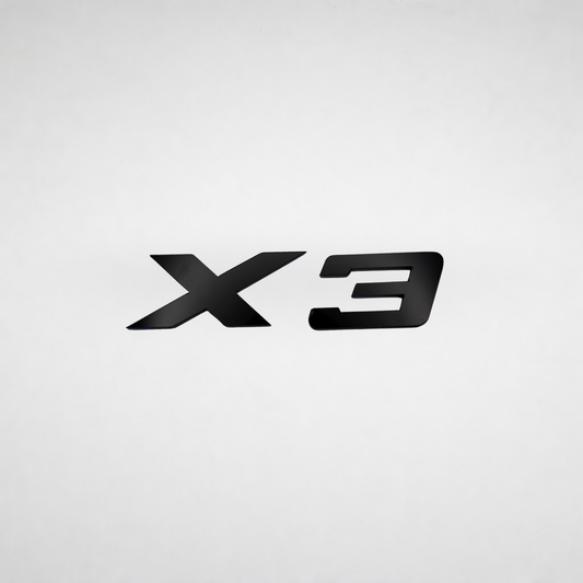 X3 BMW Badge
