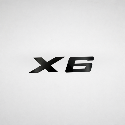 X6 BMW Badge