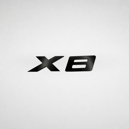 X8 BMW Badge